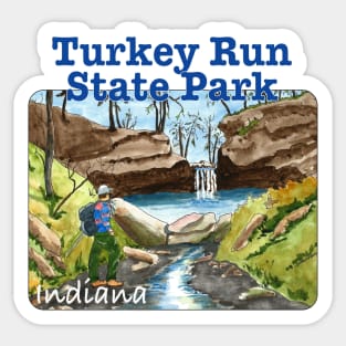 Turkey Run State Park, Indiana Sticker